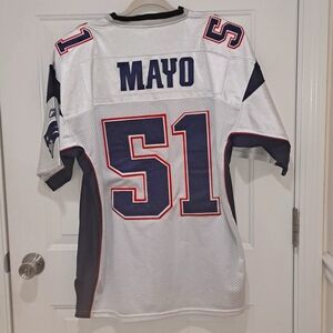 MAYO #51 New England Patriots OnField Reebok Jersey L 50